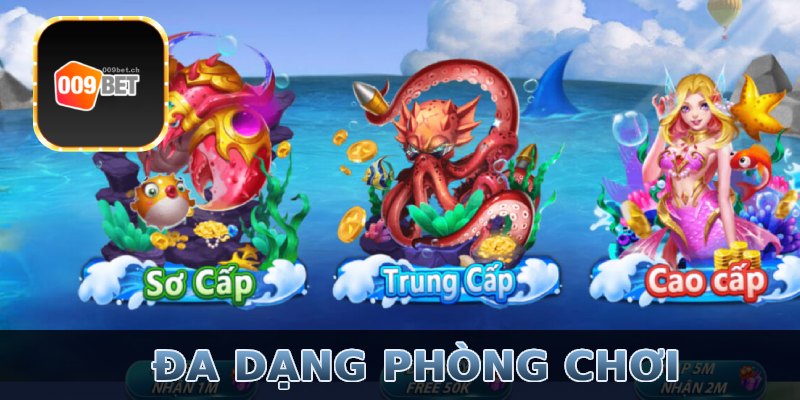 Đa dạng phòng chơi cho newbie lựa chọn